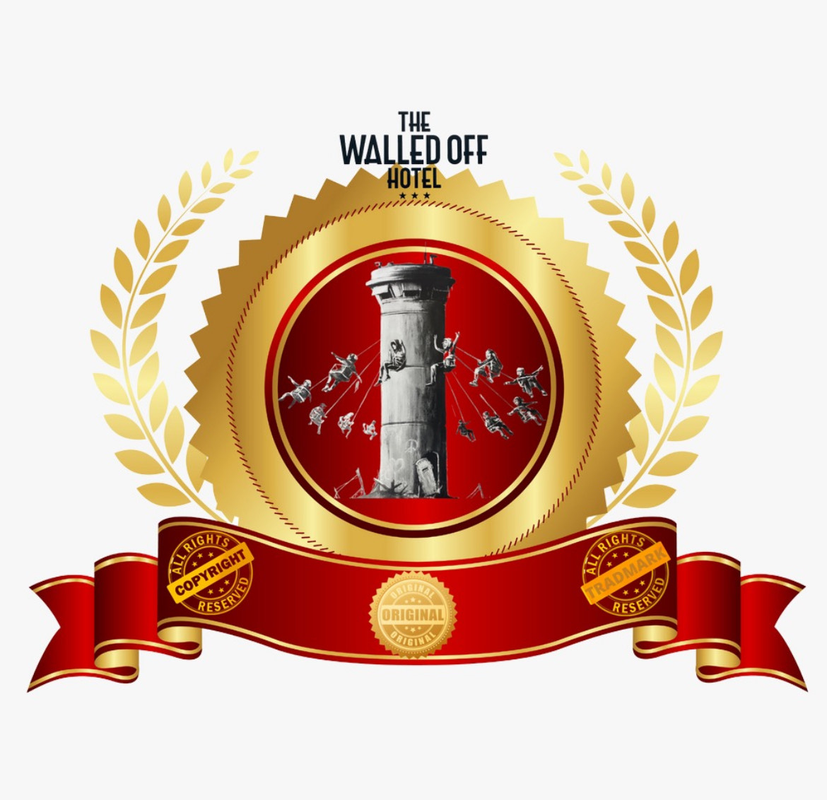 Official Dealer for The Walled Off Hotel Logo